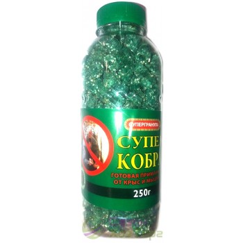 Засіб від гризунів Гранули Супер Кобра 250г у банці